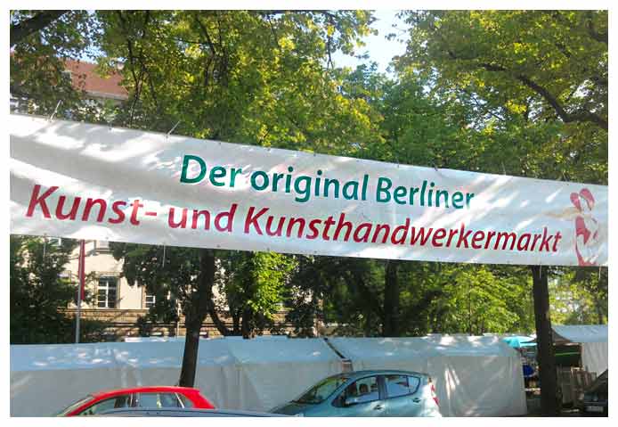 Der original Berliner Kunst- und Kunsthandwerkermarkt